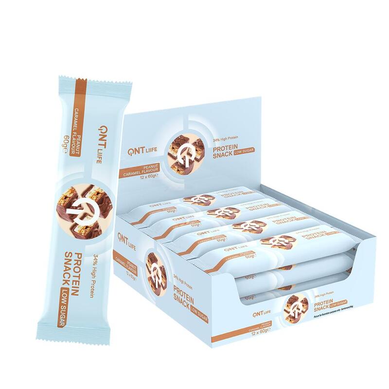 Snack de Proteína com Baixo Teor de Açúcar - Caramelo de Amendoim - 12 x 60g Exclusivo Online      48,99€   QNT Snack de Proteína com Baixo Teor de Açúcar - Caramelo de Amendoim - 12 x 60gVendido e expedido por: Outdoor Lux    