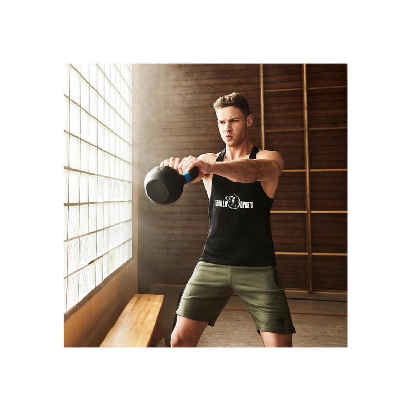 KETTLEBELL FONTE NOIR ET COULEUR | MUSCULATION | POIDS AU CHOIX DE 4KG À 32KG