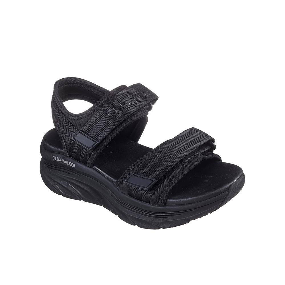 Sandalias Skechers Mujer D'Lux Walker - Adored Days Negras 2/4