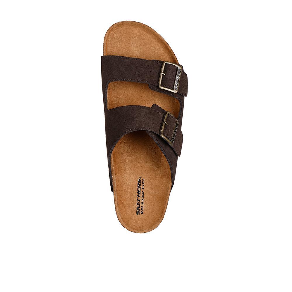 Sandálias Skechers  Homem  Relaxed Fit: Aidan - Leelan Chocolate 3/4