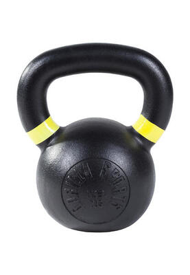 Kettlebell - 16 kg - gietijzer - olympisch - zwart