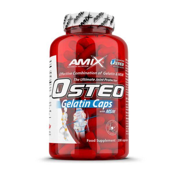 Osteo gelatin caps - 200 capsules de Amix Nutrition Exclusivo Online      28,50€  Preço por quantidade 142,50€kg AMIX Osteo gelatin caps - 200 capsules de Amix NutritionVendido e expedido por: NutriCorelam    