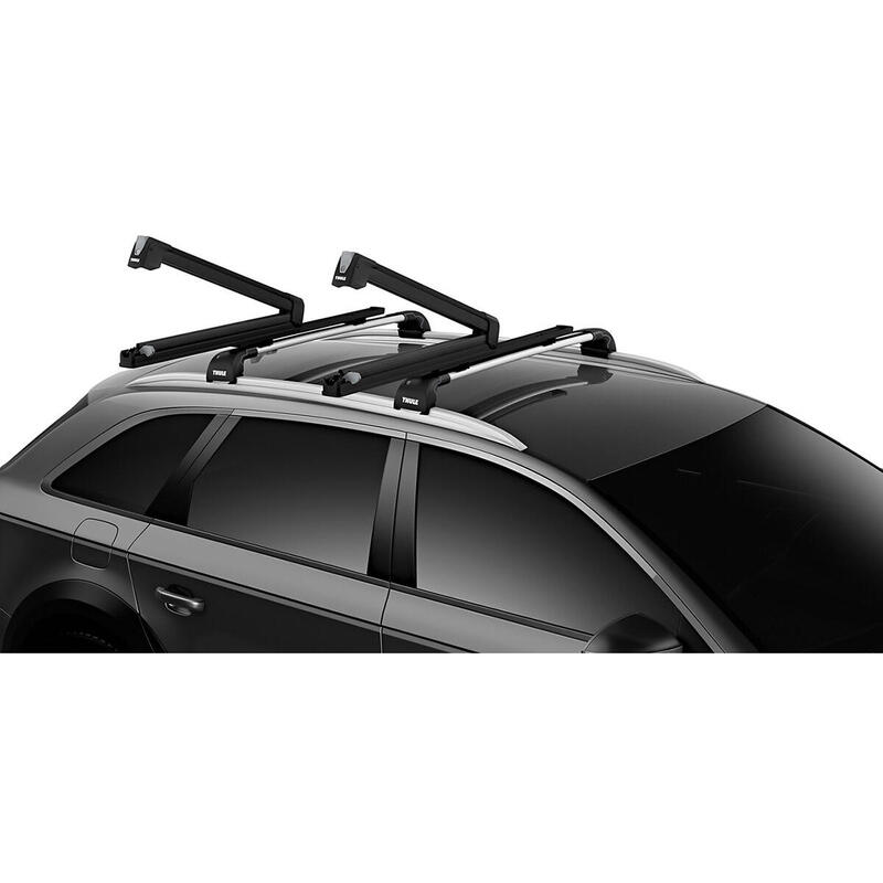 Suport 5 perechi schiuri Thule SnowPack Extender 7325 Negru pe bare transversale