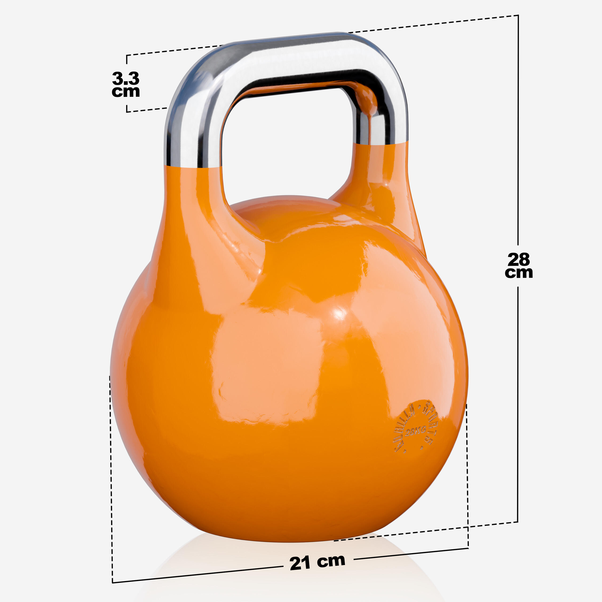 KETTLEBELL DE COMPÉTITION | MUSCULATION | POIDS AU CHOIX DE 8KG À 40KG 6/7