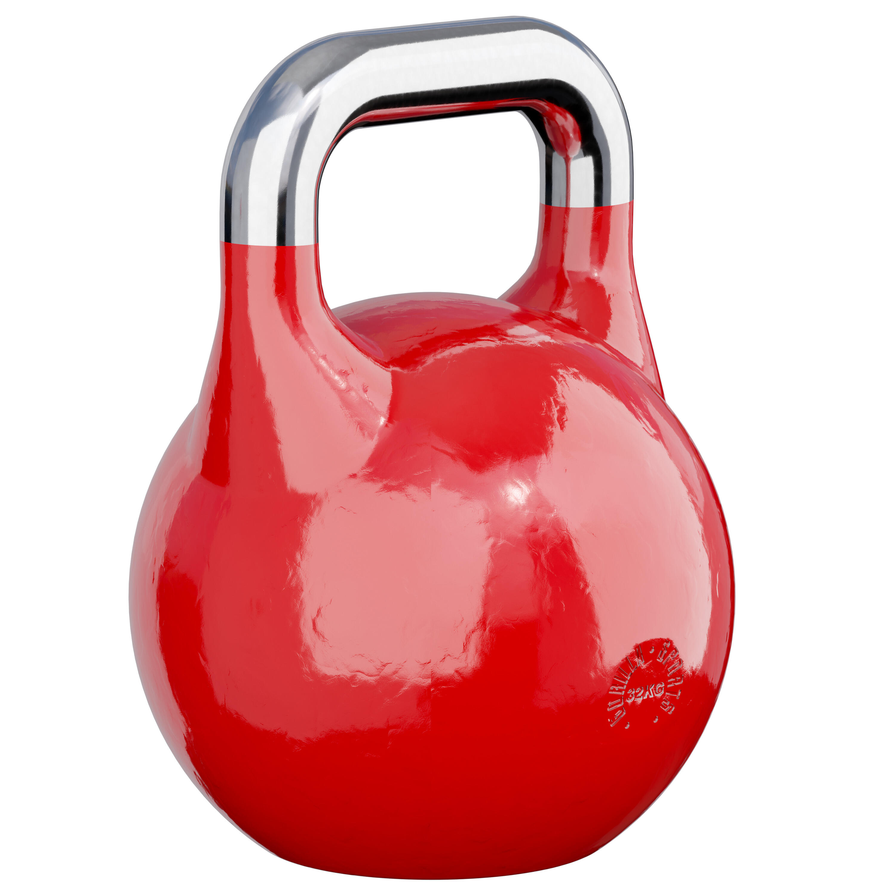 GORILLA SPORTS Kettlebell Competición  Gorilla Sports Rojo