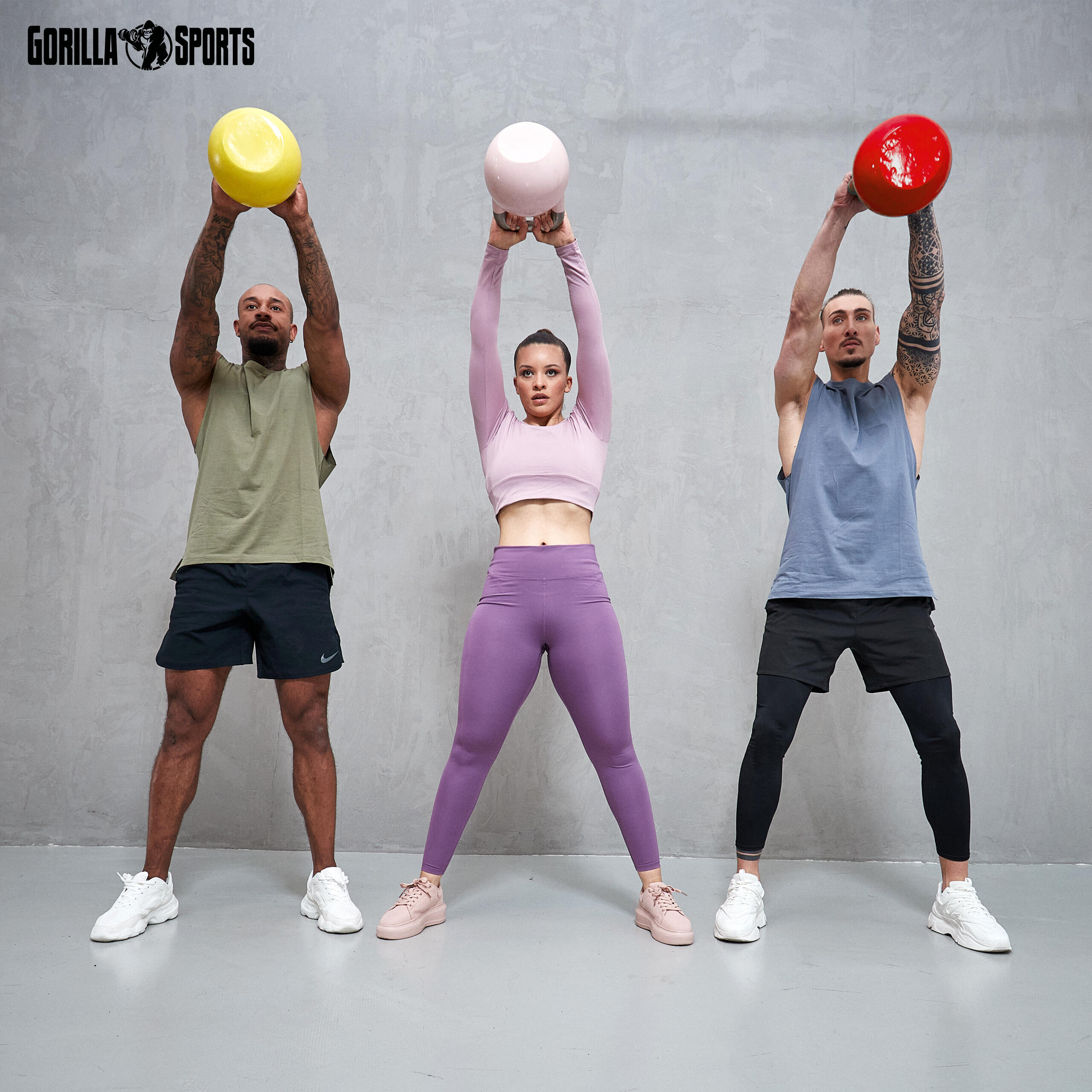 Kettlebell Peso con Maniglia da 4 Kg per Allenamento Muscolare Esercizi
