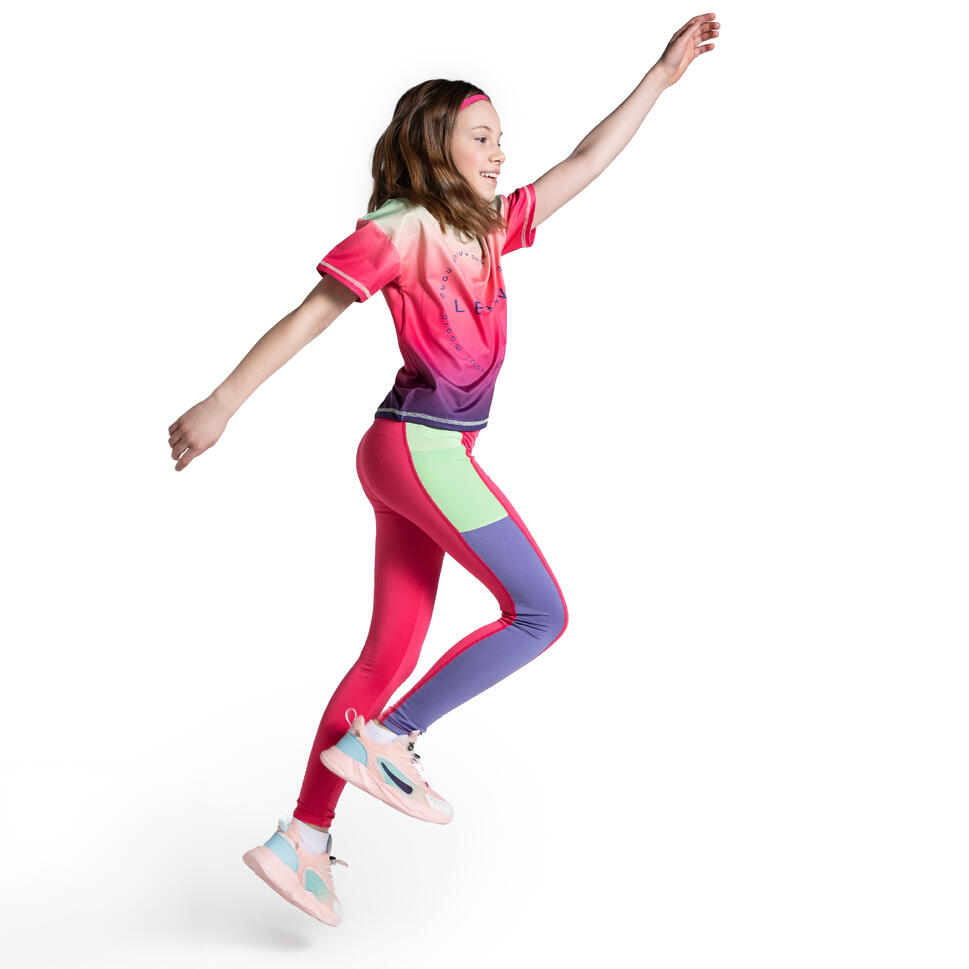 Legginsy do gimnastyki dla dzieci Lemon Explore WL5 z kieszenią