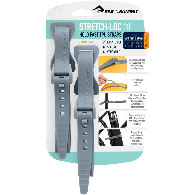 Sea to Summit Stretch Loc 20 sangles d'arrimage      2035€    SEA TO SUMMIT Sea to Summit Stretch Loc 20 sangles d'arrimageVendu exclusivement en ligne   
