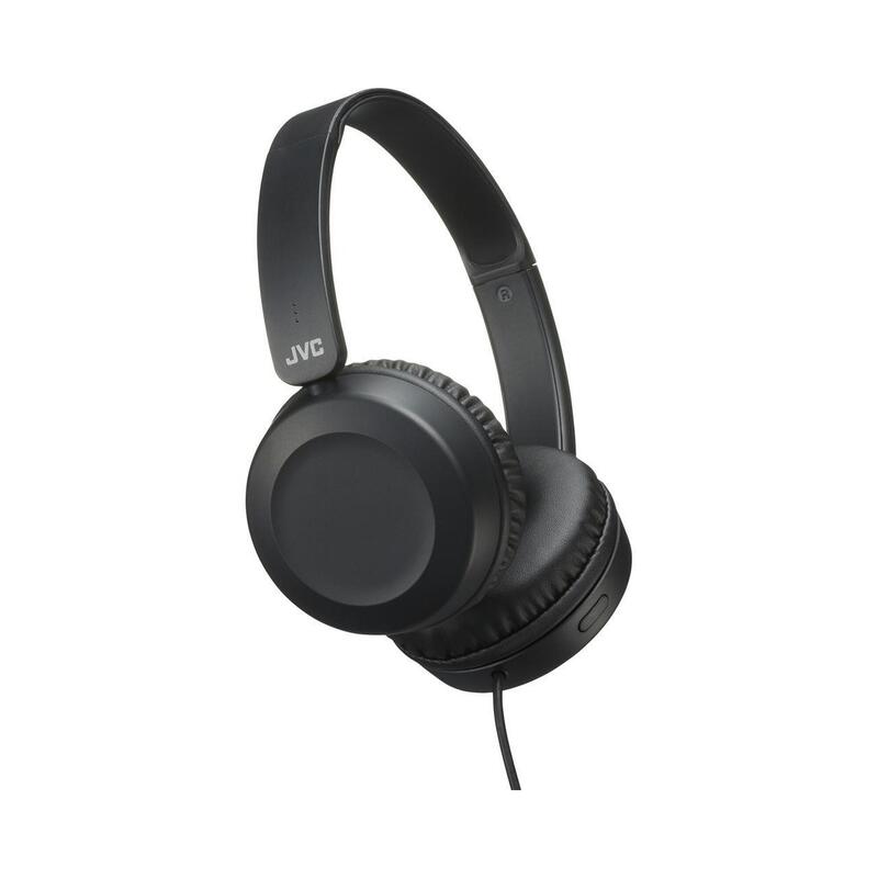 Casti JVC HA-S31M-B-EX, Cu Fir, On-Ear, microfon, negru
