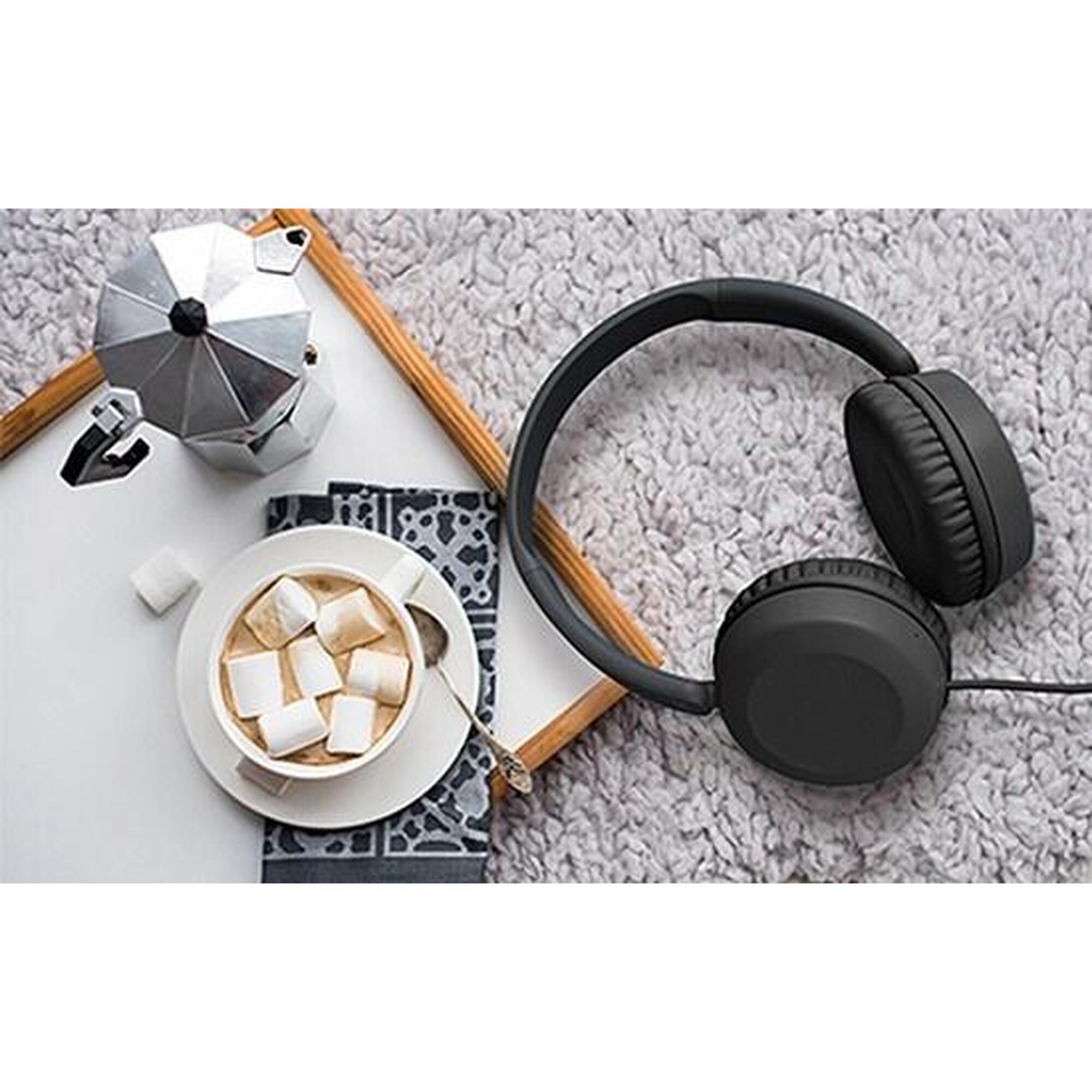 Casti JVC HA-S31M-B-EX, Cu Fir, On-Ear, microfon, negru