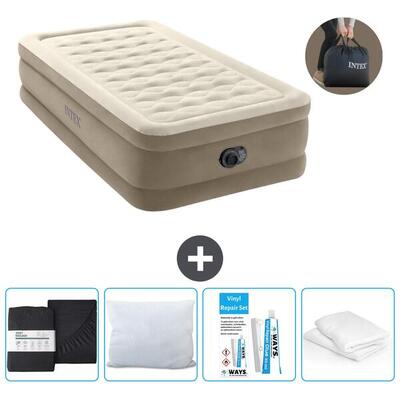 Luchtbed intex ultra - 1p - 191x99x46 cm + accessoires