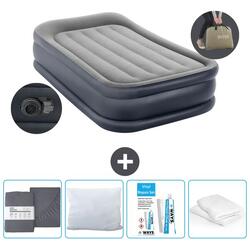 Matelas gonflable Intex Deluxe - 1P - 191x99x42 cm + Accessoires