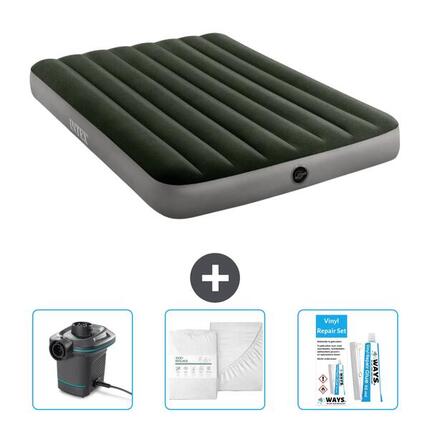 Materac dmuchany Intex Prestige - 2P - 191x137x25 cm + Akcesoria