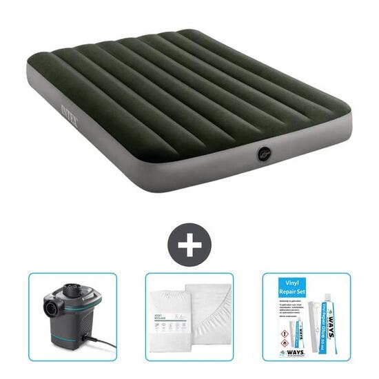 Materac dmuchany Intex Prestige - 2P - 191x137x25 cm + Akcesoria