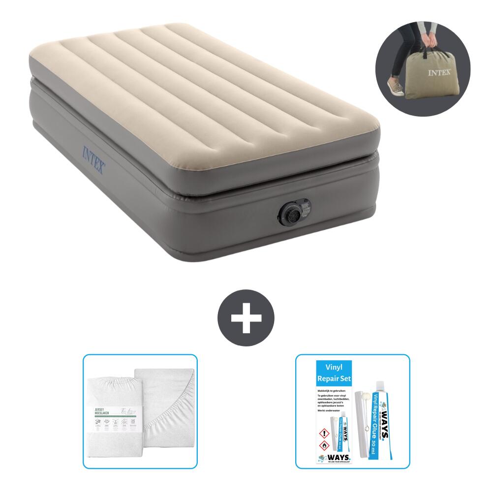 INTEX Luchtbed Intex Prime Comfort - 1P -  191x99x51 cm + Accessoires CB16