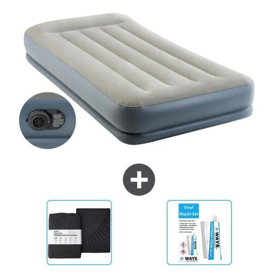 Matelas gonflable Intex Mid-Rise - 1P - 191x99x30 cm + Accessoires