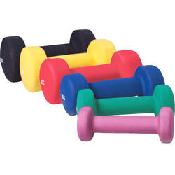 LOT DE 6 PAIRES D'HALTERES FITNESS EN VINYLE | FITNESS ET MUSCULATION