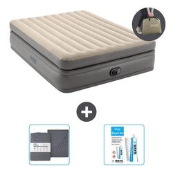 Matelas gonflable Intex Prime Comfort - 2P - 203x152x51 cm + Accessoires