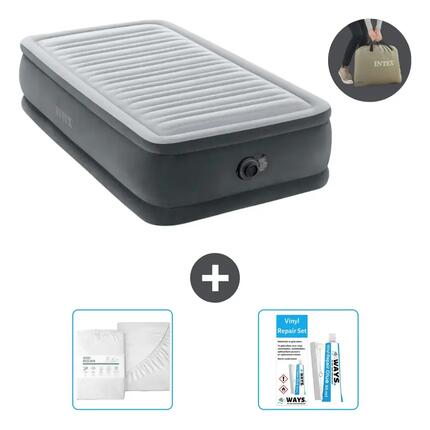 Luchtbed Intex Ultra Plush - 1P - 191x99x46 cm + Accessoires CB16