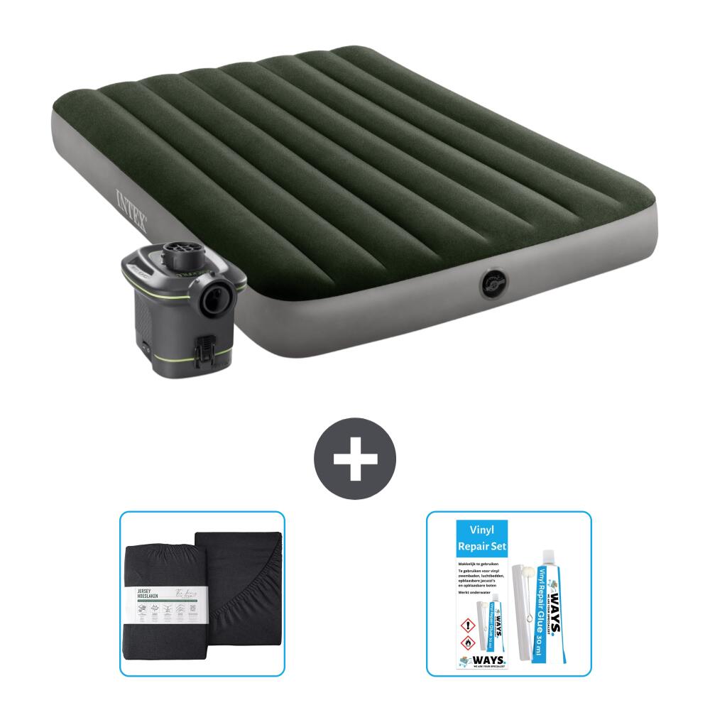 INTEX Luchtbed Intex Prestige - 2P -  191x137x25 cm + Accessoires CB18