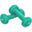 Set gantere aerobic 2Kg (2X1Kg)