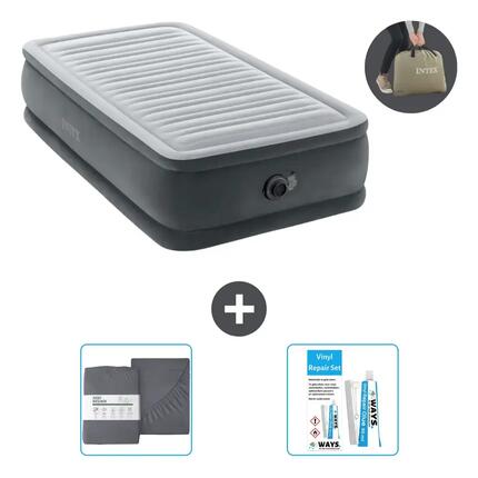 Luchtbed Intex Plush Elevated - 1P - 191x99x46 cm + Accessoires CB20