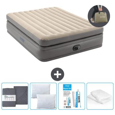 Luchtbed intex comfort - 1p - 191x99x51 cm + accessoires