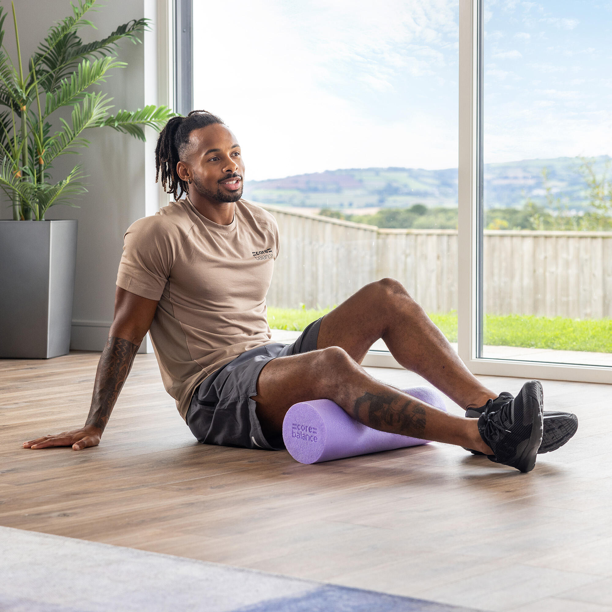 Foam Roller 45cm Medium Density Muscle Massage Fitness Gym Physio