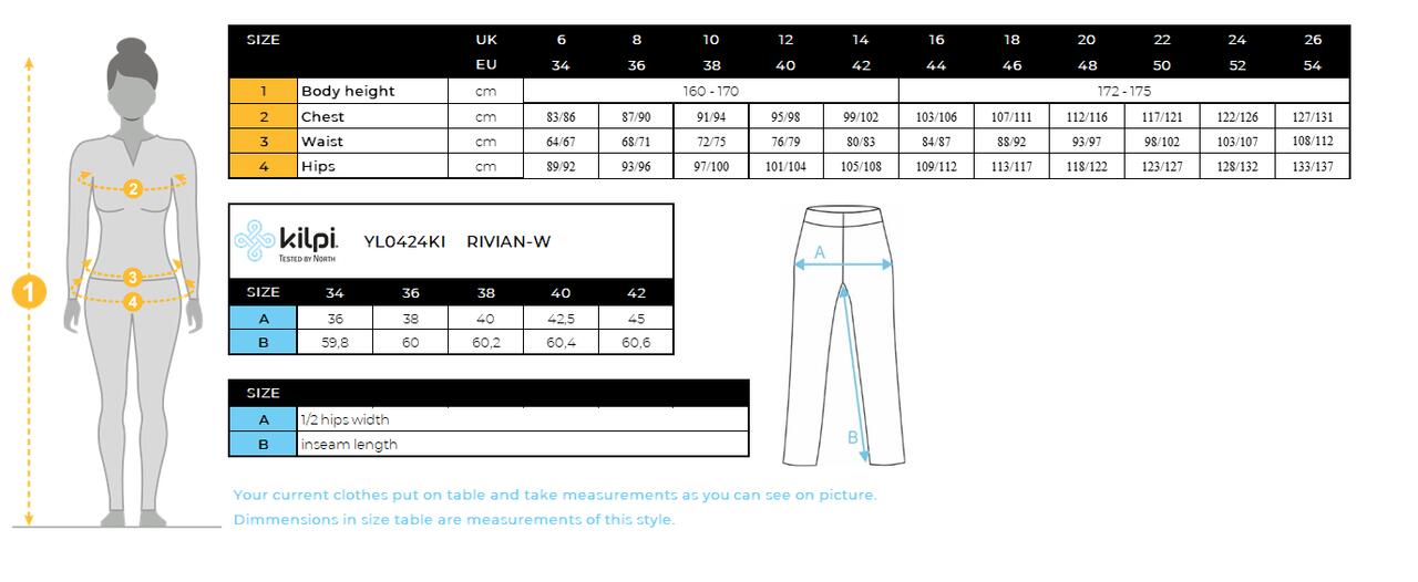 Leggings Damen Kilpi Rivian 7/7
