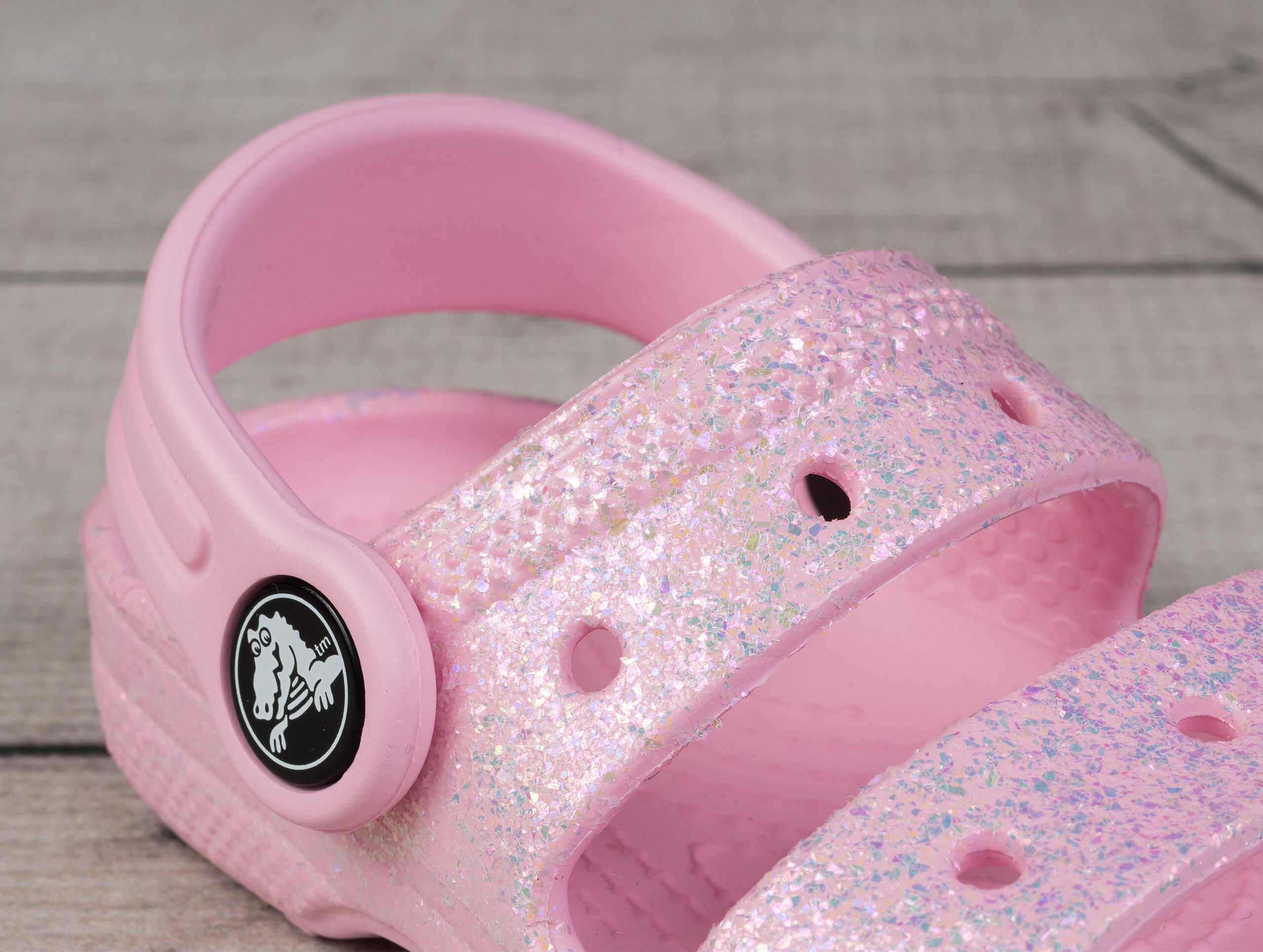 Sandały dziecięce dla dziewczynek Crocs CLASSIC CROCS GLITTER 6/6