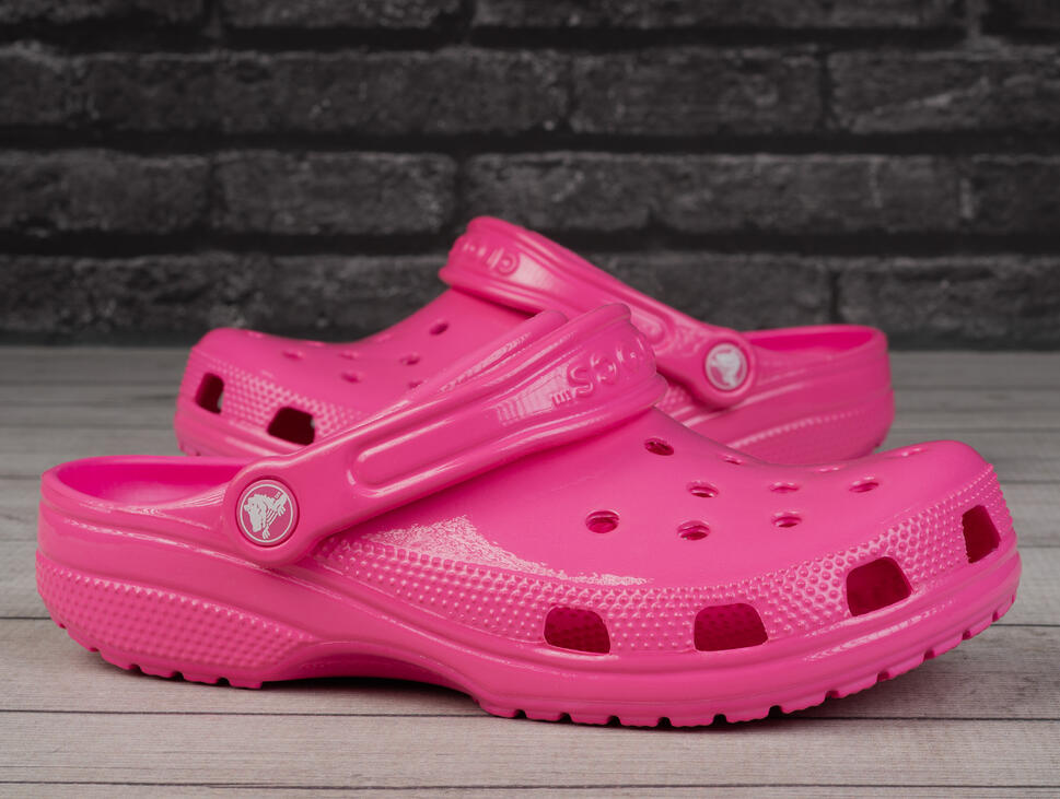 Klapki damskie do chodzenia Crocs CLASSIC NEON HL