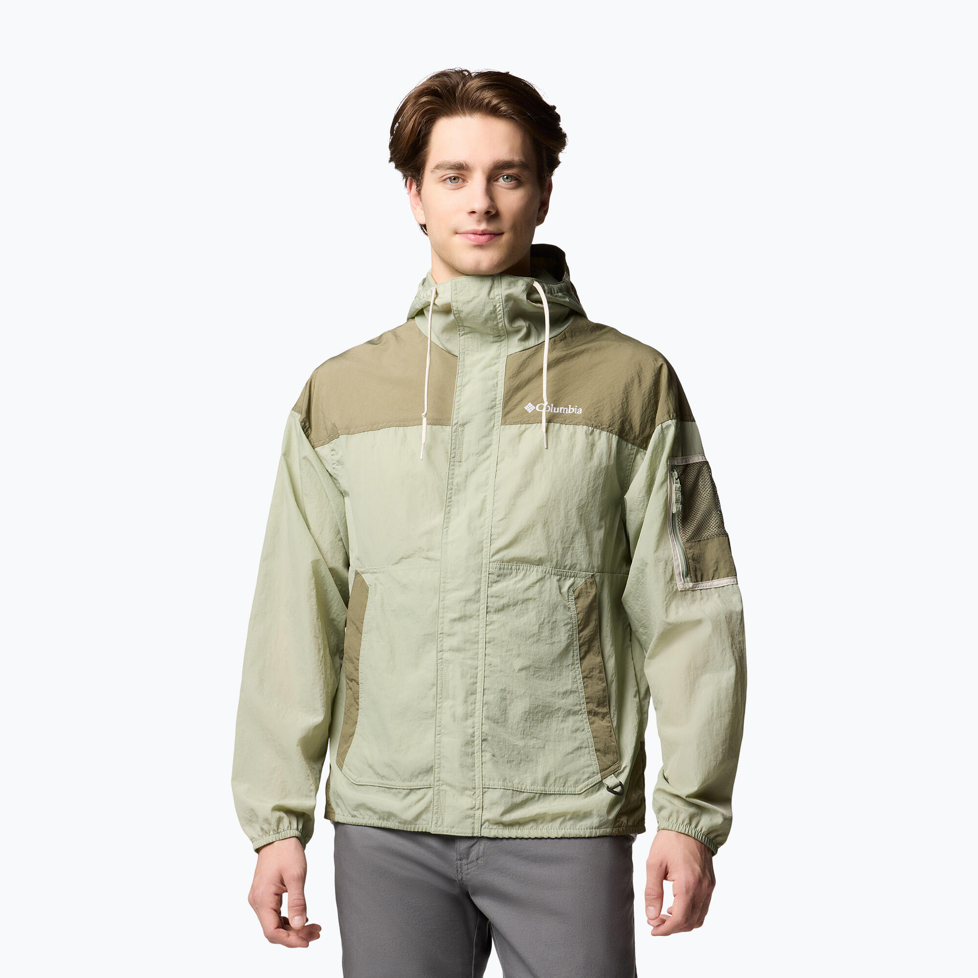Columbia - Veste Coupe-vent Softshell Columbia Challenger Ii Pour Homme - Manteau - Vert - S - Decathlon