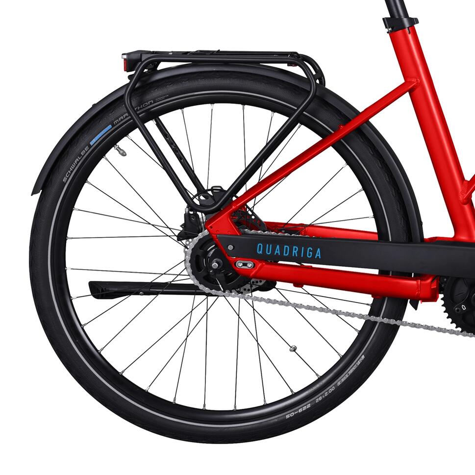 Rower Elektryczny Kettler Quadriga P5 Rt 500Wh T Red 47 Cm