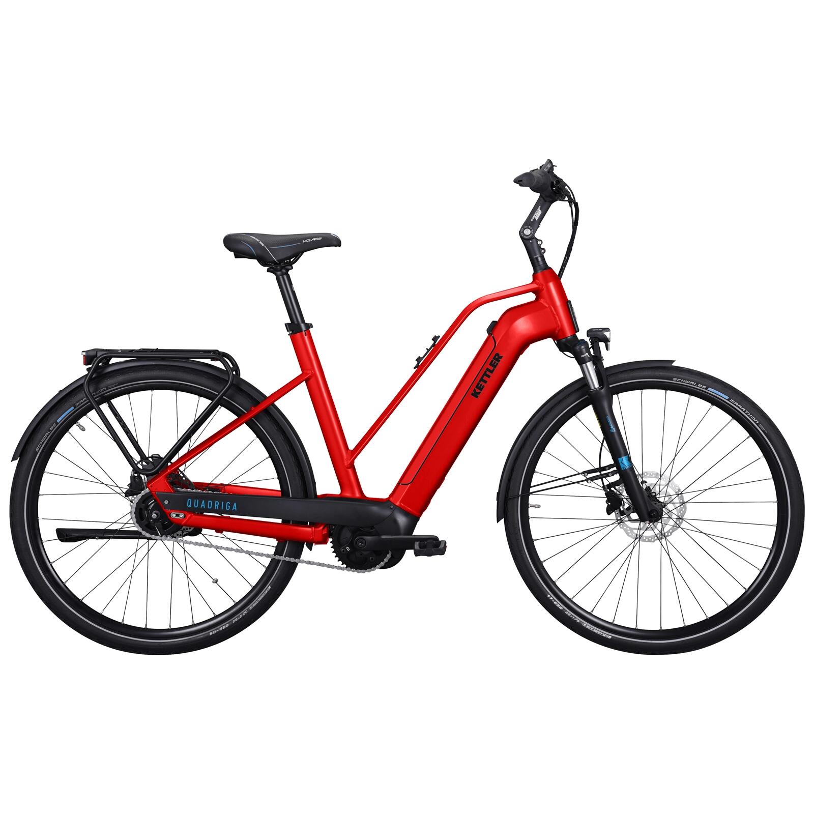 Rower Elektryczny Kettler Quadriga P5 Rt 500Wh T Red 47 Cm