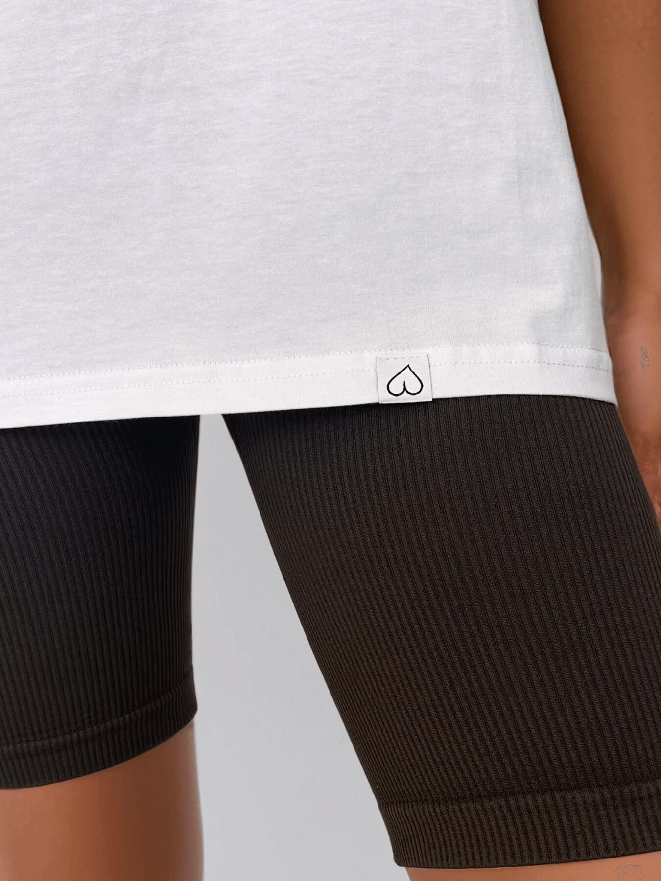 Biały T-shirt Damski Espresso Yourself BeShaped 5/7