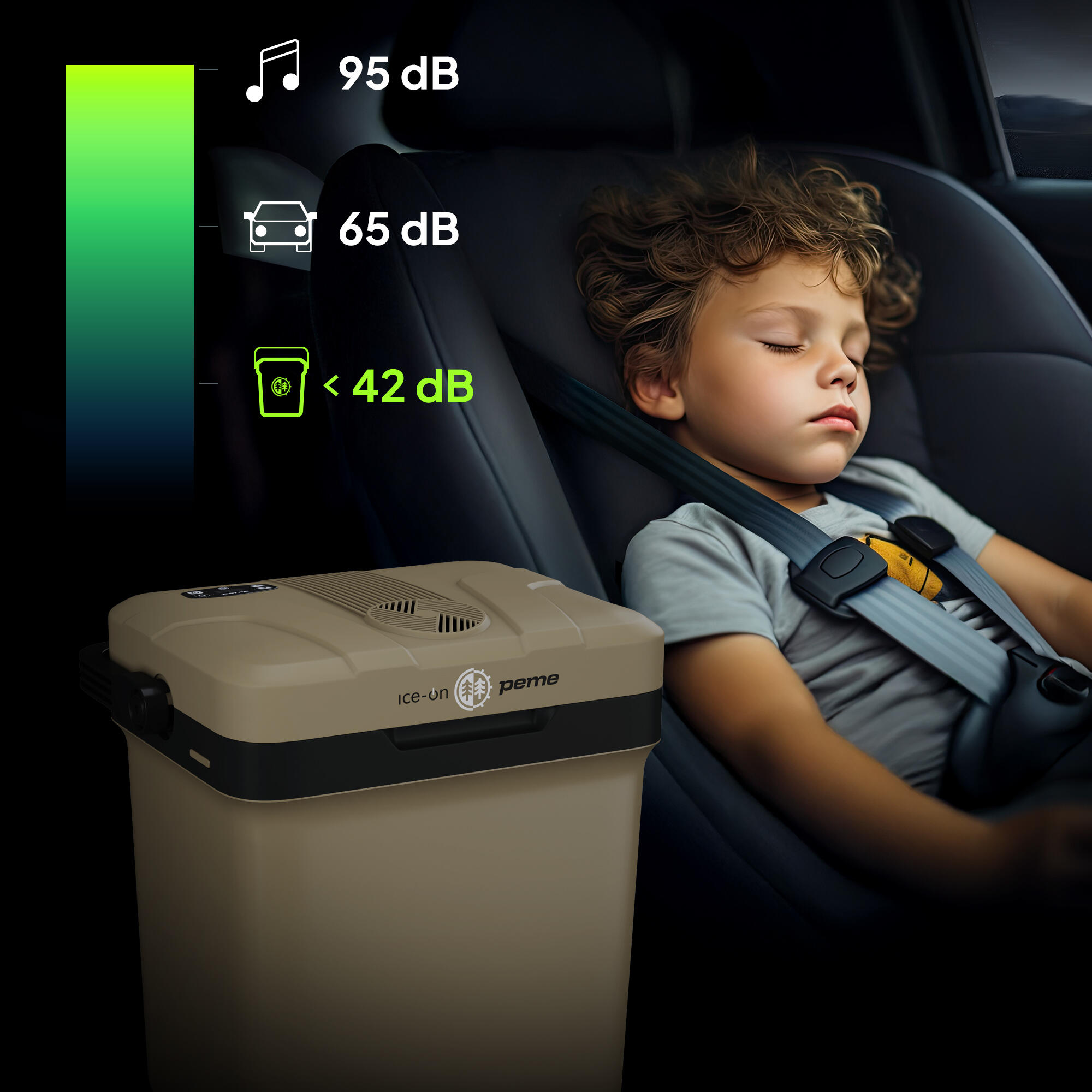 Frigo Portatile Peme Ice-on Essential 23L  12/230v per campeggio auto 5/6