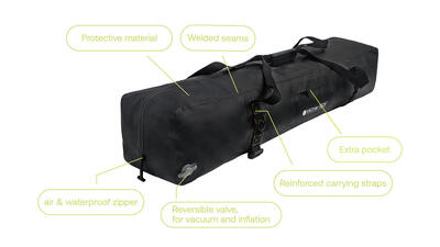 Vacme-tech golftas 100% lucht- en waterdicht