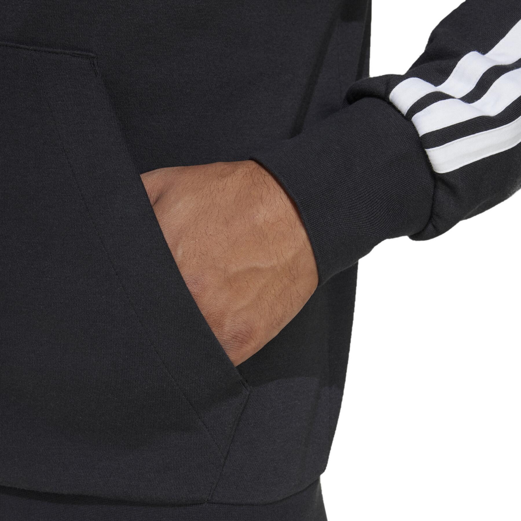 Mikina Essentials 3-Stripes French Terry Full-Zip 6/9