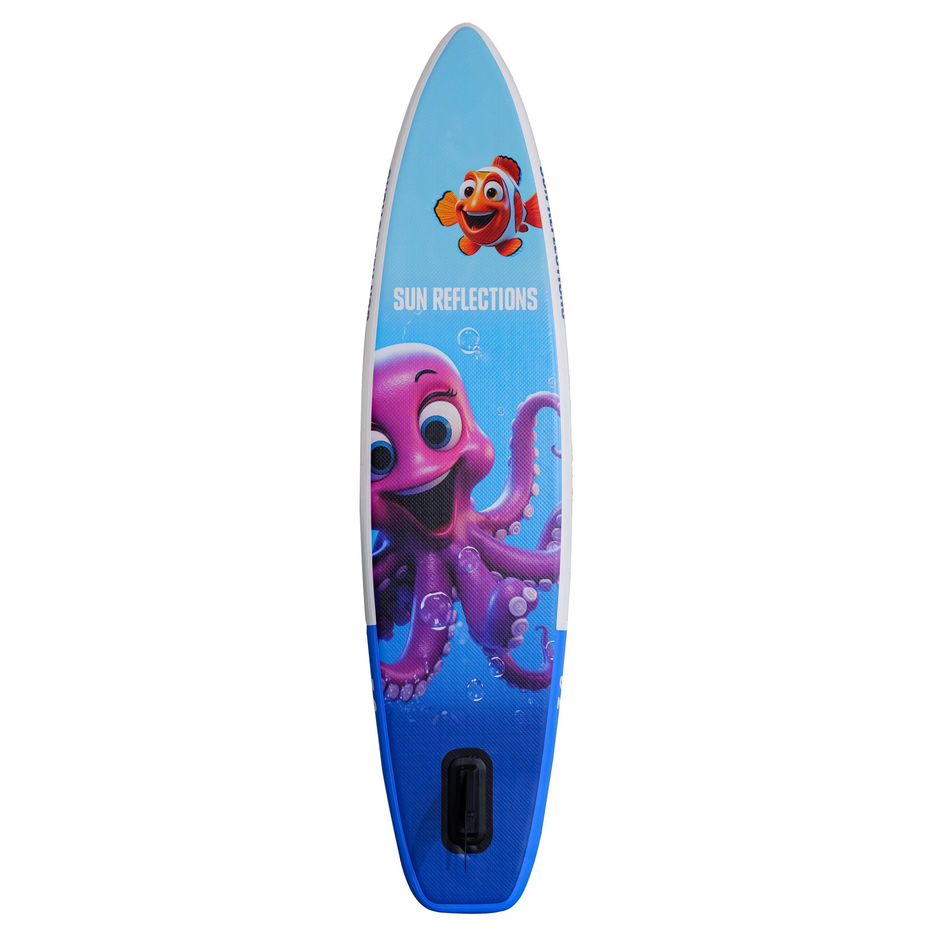 Sup aufblasbare Sonne Reflexionen Kinder 8'2“ Octopus Bord 2/4