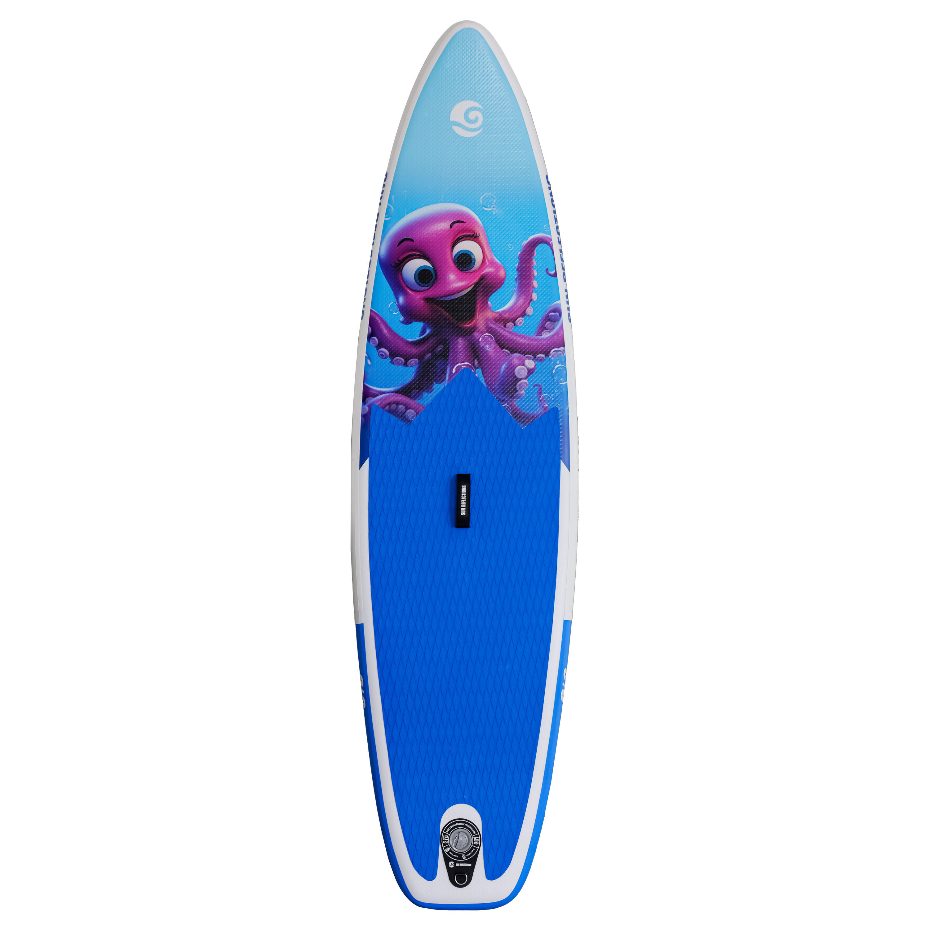 Sup aufblasbare Sonne Reflexionen Kinder 8'2“ Octopus Bord 4/4