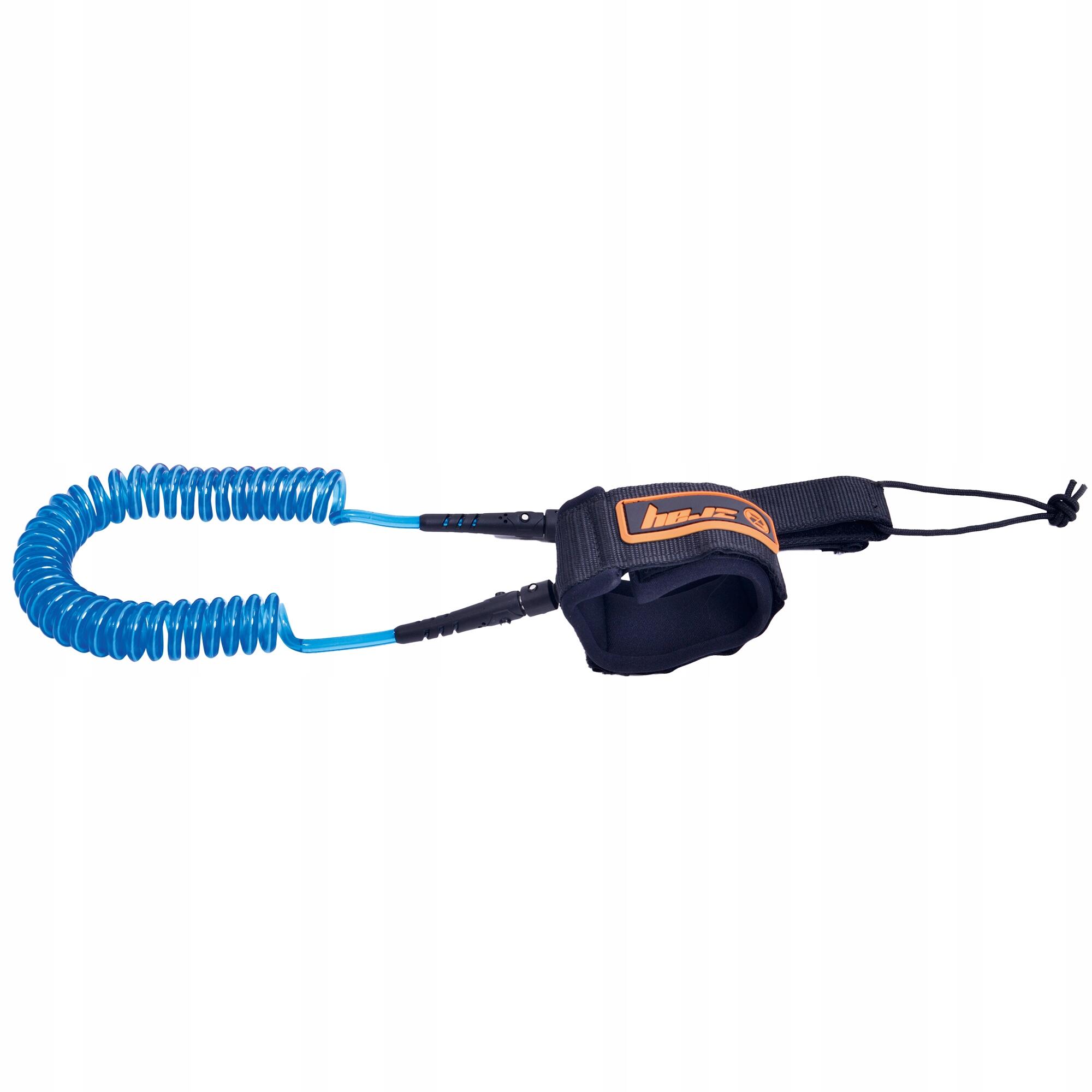 ZRAY Bezpečnostní leash SUP Leash Pro Modrý Spirálový 3 m k paddleboardu