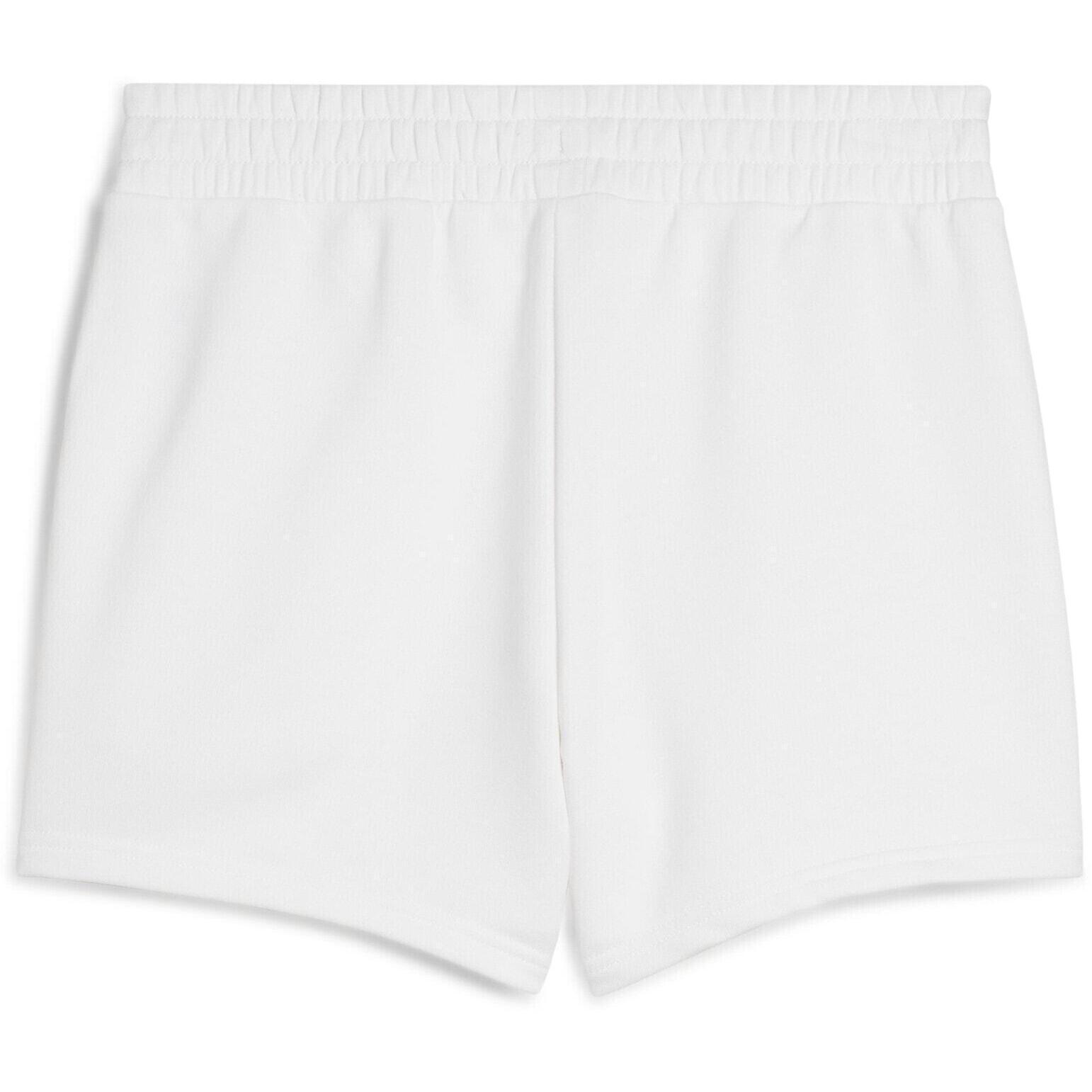 Shorts Puma Love United Mid-rise Shorts 4, Blanc, Femmes 5/5