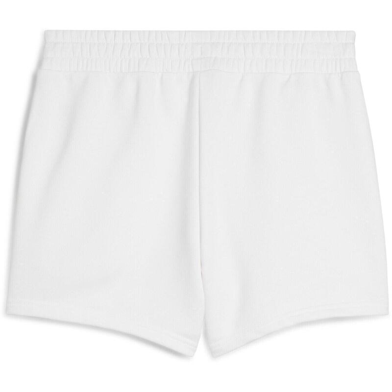 Pantaloni scurti femei Puma Love United Mid-rise Shorts 4, Alb
