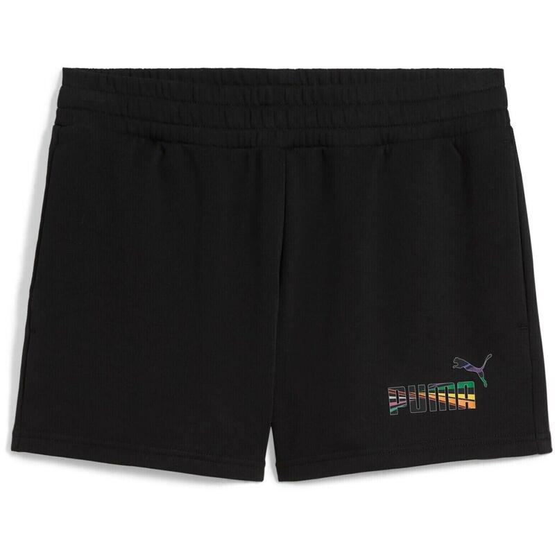 Pantaloni scurti femei Puma Love United Mid-rise Shorts 4, Negru