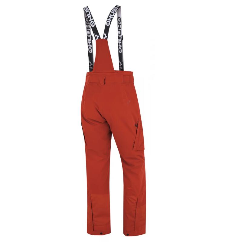 Pantaloni da sci da uomo con membrana Gilep M Stretch 15.000 - Arancio scuro 2/5