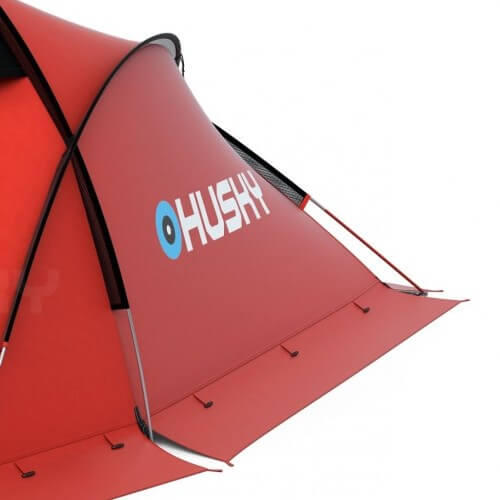 Tente HUSKY Flame 2 places 4 saisons légère rouge aluminium 5/5