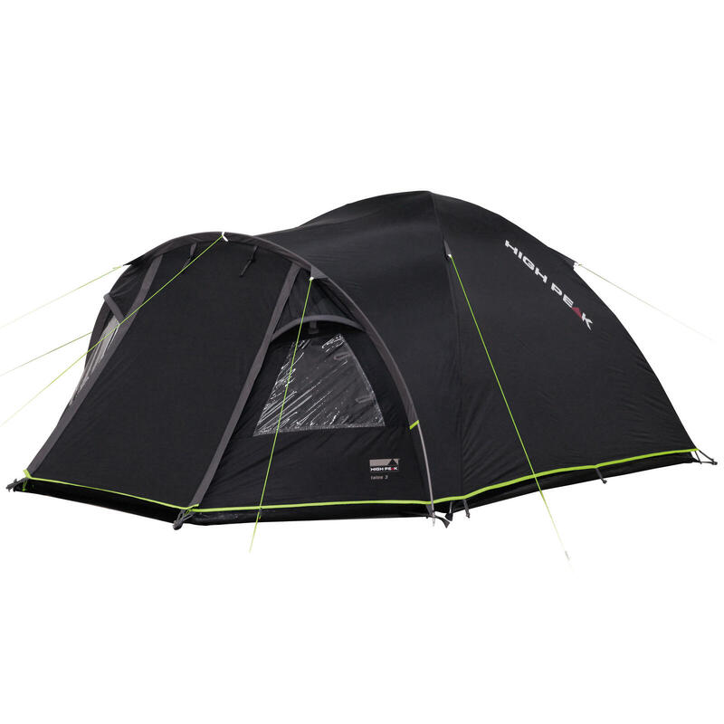 Cort cupolă High Peak Talos 3, cort de camping cu verandă