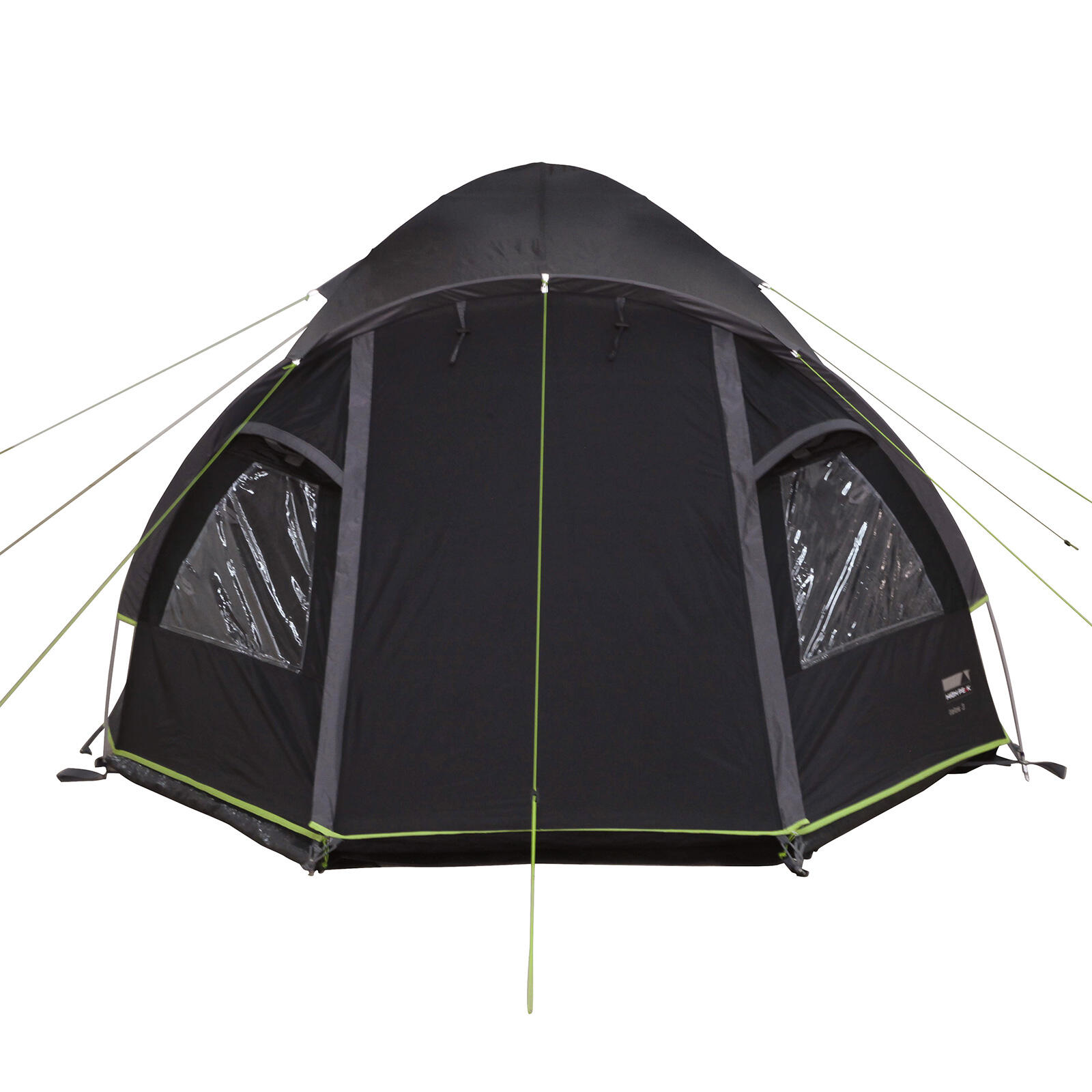 Tente Igloo 3 Personnes Polyester Imperméable Abri de Camping Facile à Monter Orange – ComfortXL Outdoor Living
