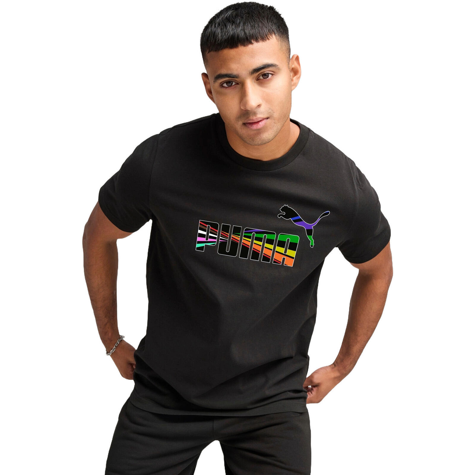 Puma - T-shirt Puma Love United Tee, Noir, Hommes - T-shirt Manches Courtes - Noir - 40 M - Decathlon