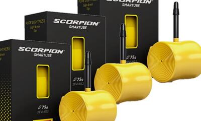 Verpakking van 3 pirelli scorpion smartube 46/58-622. presta 42mm fietsbinnenban